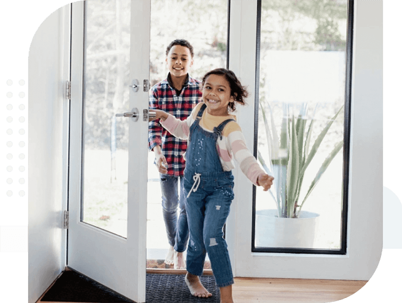 Because you’re moving places. Kids playing